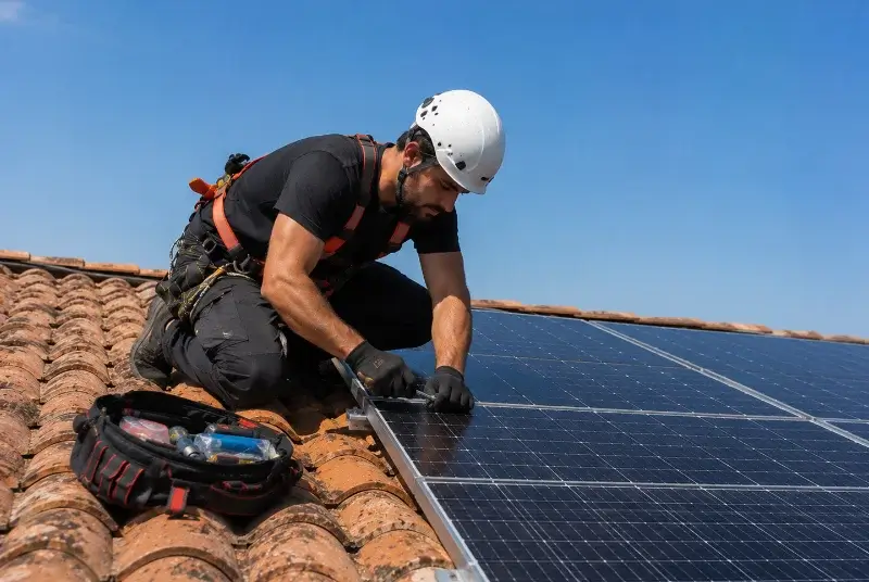 Maintenance et monitoring de panneaux solaires à la Roque-Gageac