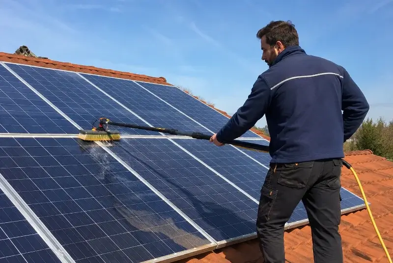 Nettoyage et entretien de panneaux solaires à la Roque-Gageac